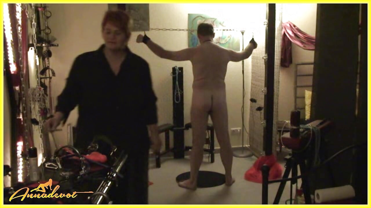 Anna as a dominatrix ...