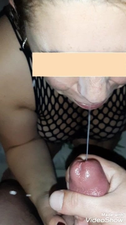 facial cumshot on my wife