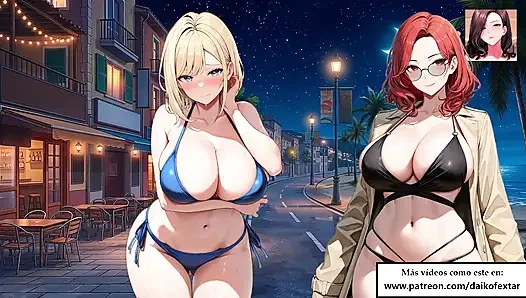 Spanish Hentai JOI. Women watch as YOU peel it in the street (fantasy). Very immersive role.