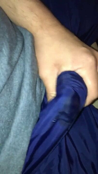Cumming through Nike trackies