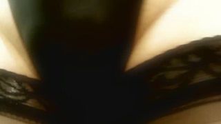 Crosdress Tanya in zwart stringzwempak
