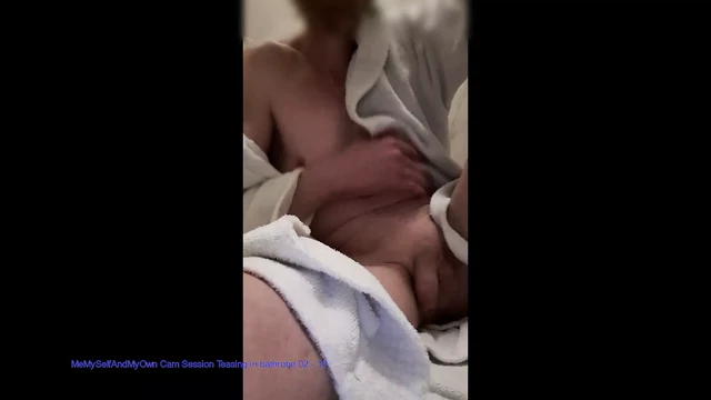 MeMySelfAndMyOwn Cam Session Teasing in bathrobe part 2 of 10