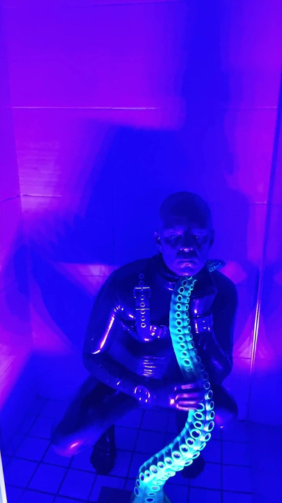 Full Rubber Shower Session
