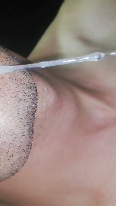 tongue, saliva, tongue, sloopy, sucking, fetish spitting, long tongue and drooling close-up, masturbation and scarred abdomen | Clip 1