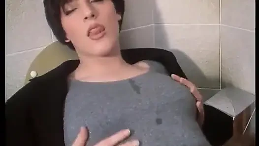 Sexy woman in lingerie fucked on her bed