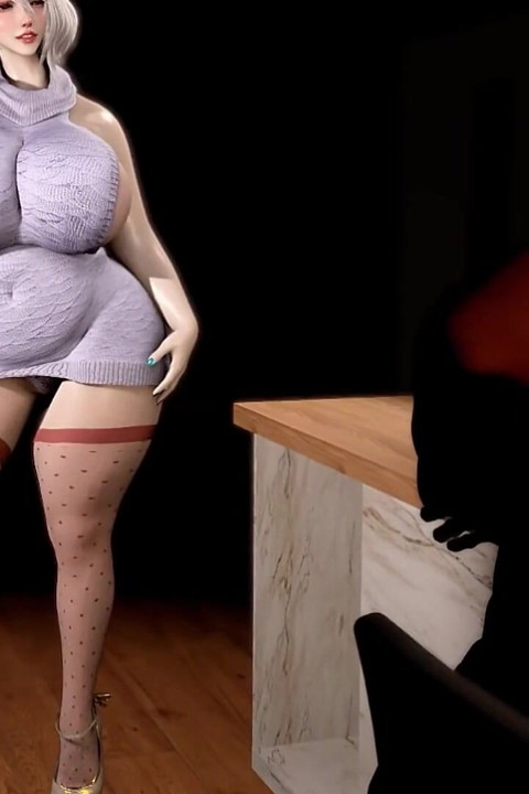 3D BBW Mature MILF Got Fucked by Old Big Cock