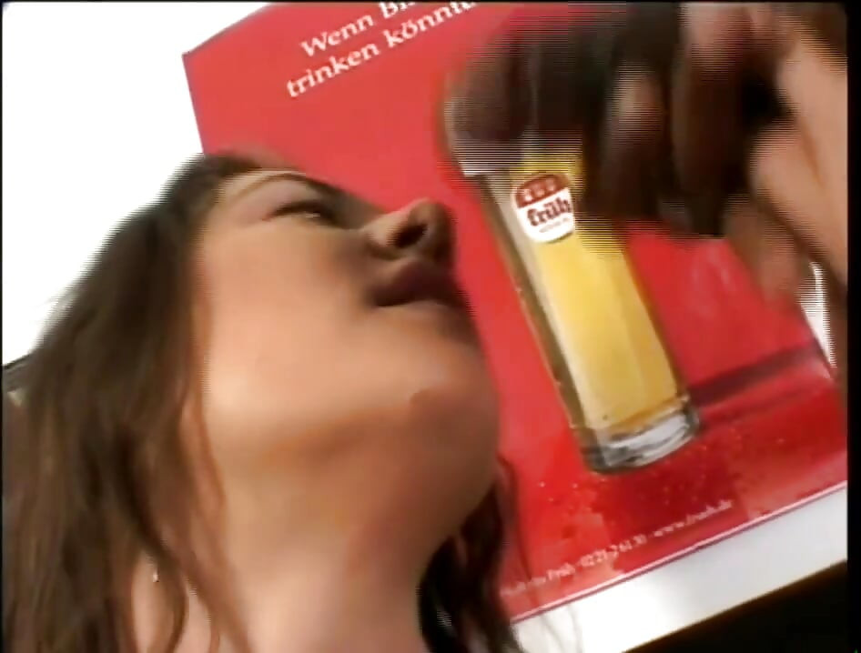 Two Giant Big Black Cocks for a Busty White Bitch