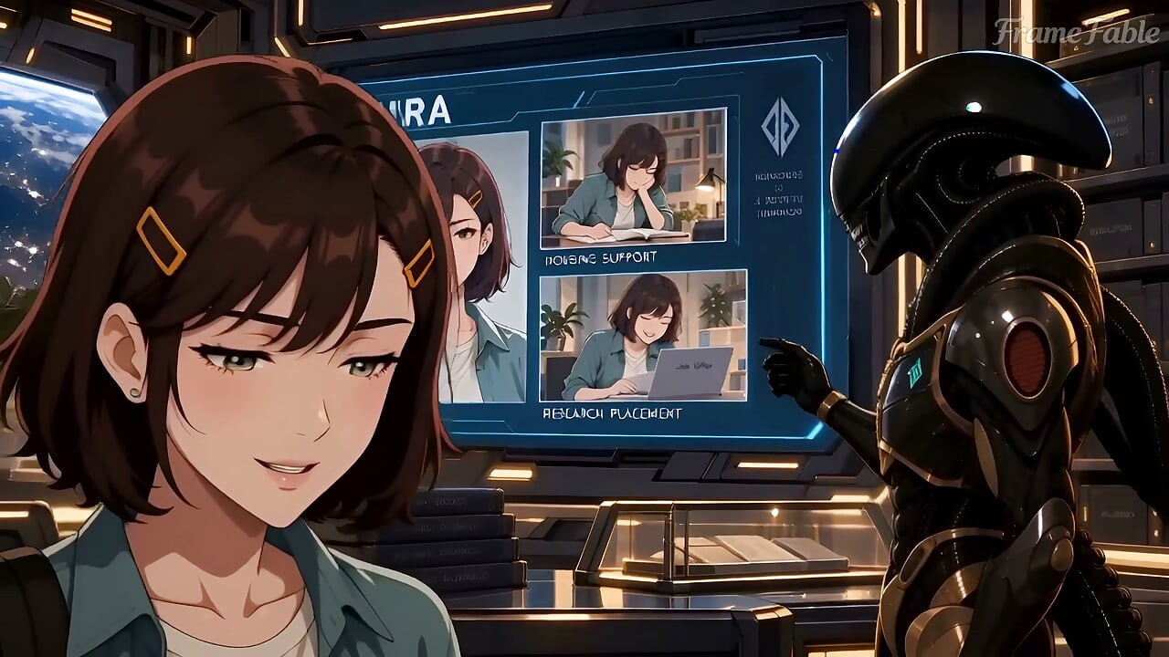 ゼノモーフに処女を奪われた - 2K 60FPS エイリアン初アニメストーリー - パート1