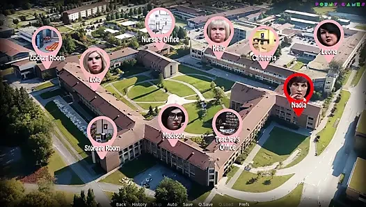 Chaixas Games'in tombul akademisi: kampüste hepsini iri güzel kadınla