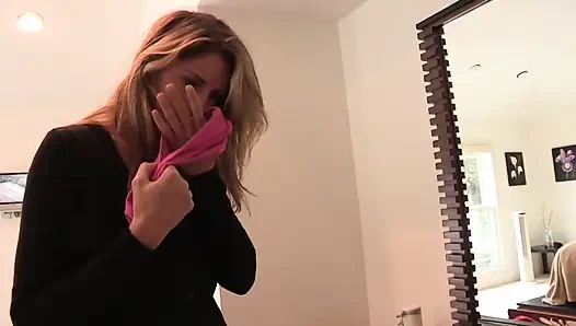 When a hot babe breaks into your house you make sure you literally fuck her!