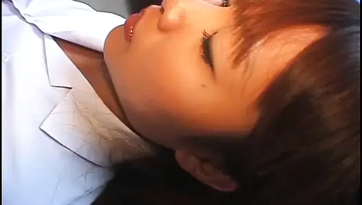 Stunning Hot Japanese Babe Getting Her Hairy Pussy Fucked