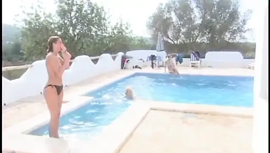 Hot MILFs in swimming pool