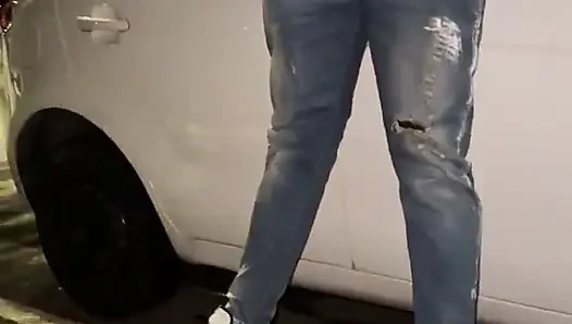 Gifted Black Man Fucks Trans on the Street