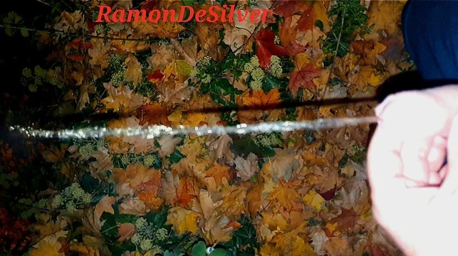 Master Ramon pisses in God's great outdoors, delicious