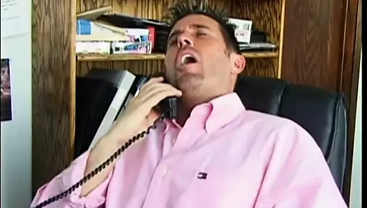 Horny stud gets a boner while talking online to a girl, then meets her t...