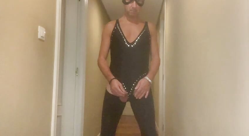 Parade around the house in my wife's new swimsuit