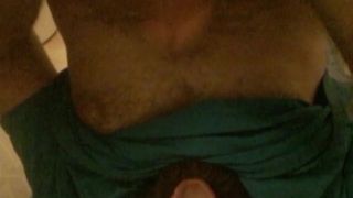 Swallowing a load of own cum
