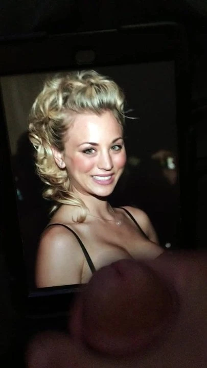 Kaley Cuoco cum tribute