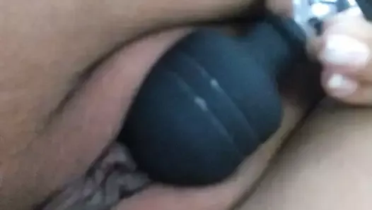 rough masturbation with my magic wand while im home alone having some intense orgasms