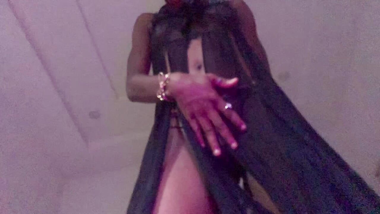 Slow motion ebony teen sexy dance winding wet  pussy  close up