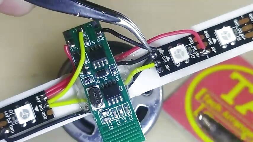 How to create LED fan in home
