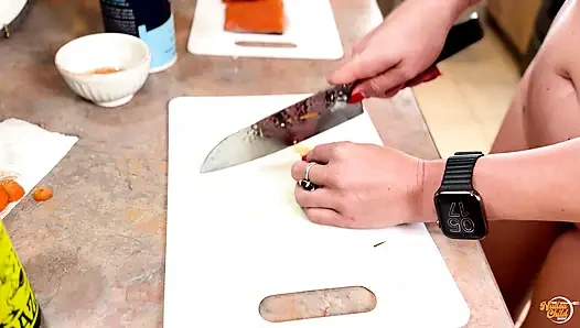 Pertunjukan memasak nudea - slammin' salmon