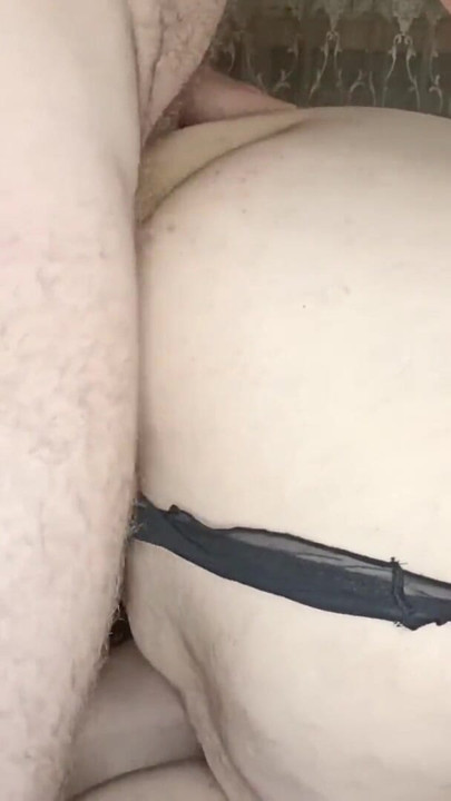 MILF in Black Lingerie Deepthroats, Gets Ass Teased Then Anal and Cum Smeared on Big Ass | Clip 1