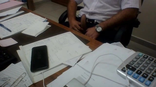 stroking at work