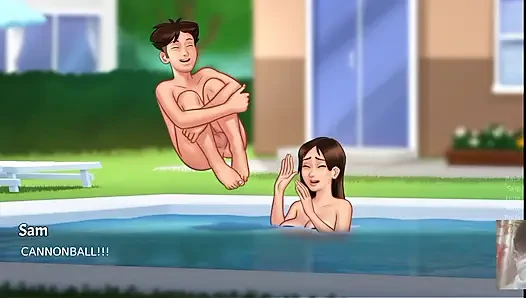 "NO MERCY: Fucking My Hot Stepsister in the Pool Until She Can't Walk"