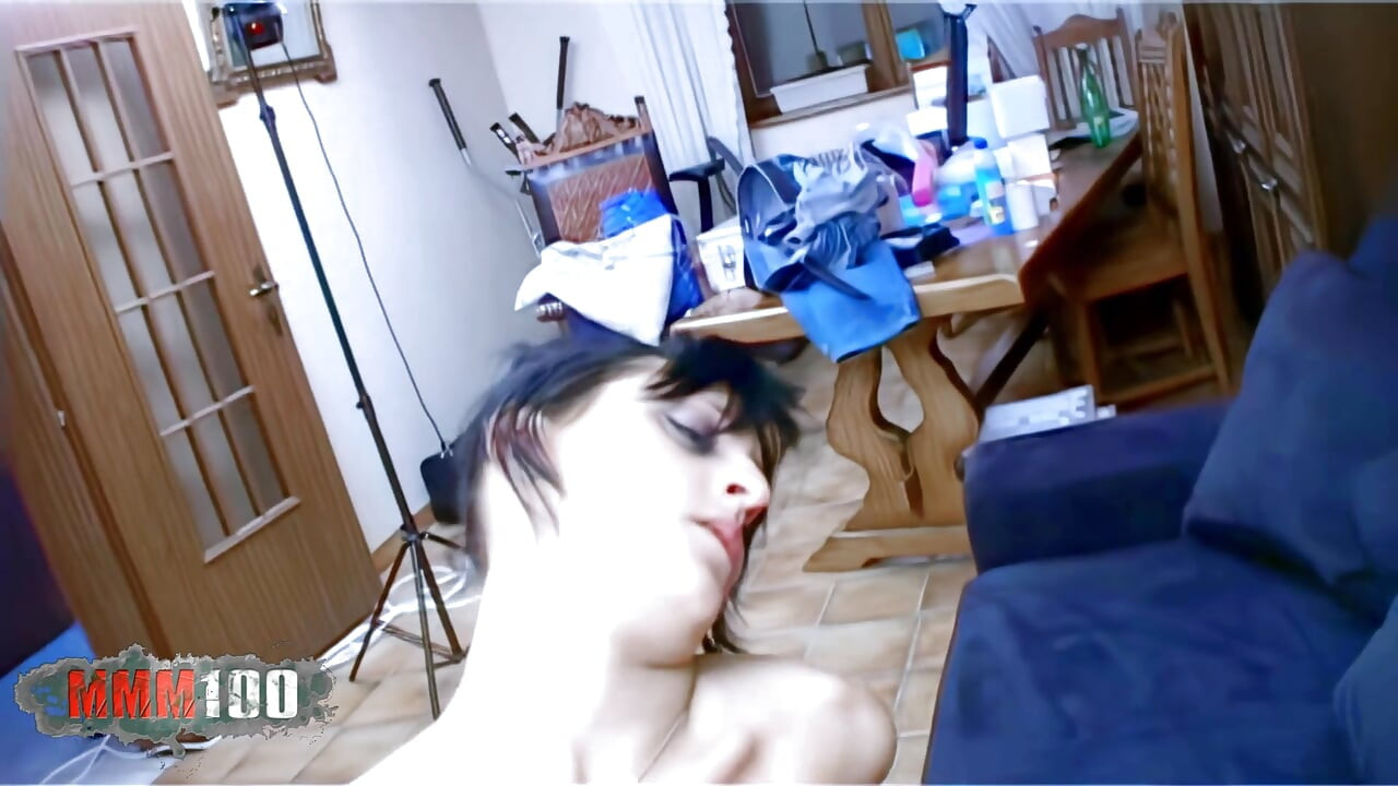 French Brunette Alicia Dark Anal & Blowjob Hardcore