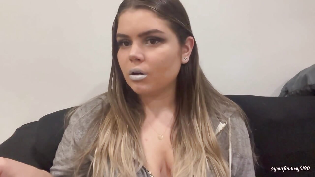 Circles of smoke with silver lipstick