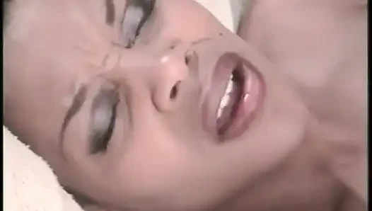 Horny white dude licks sexy black babe pussy before fucking her