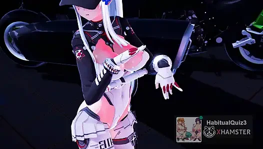 mmd r18 HK416 Klukai kancolle kantai cosplay ahegao dance 3d hentai ass fucking