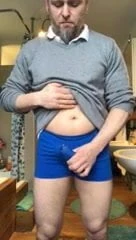 German Daddy Cum In Undies