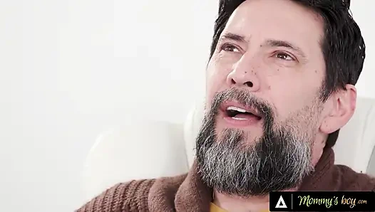 MOMMY'S BOY - Busty Babe's Massive Boobs Inspires Porn Script With Hard Tittyfuck Cumshot