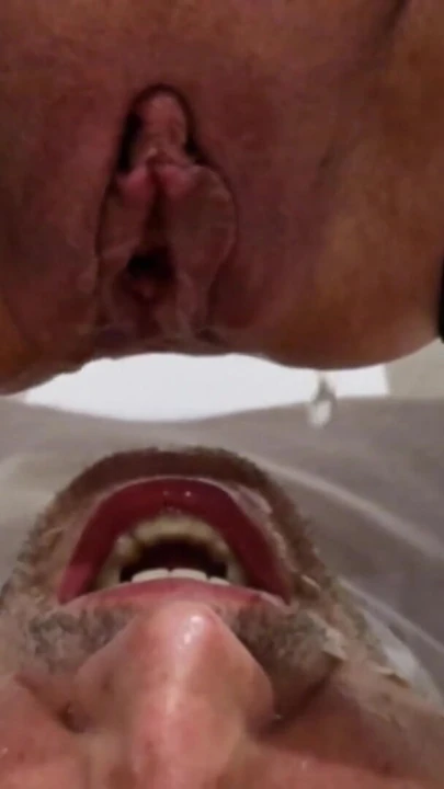Key moment from "Femdom creampie from ass to mouth, squirt on face, anal creampie eating, cuckold eat anal creampie"