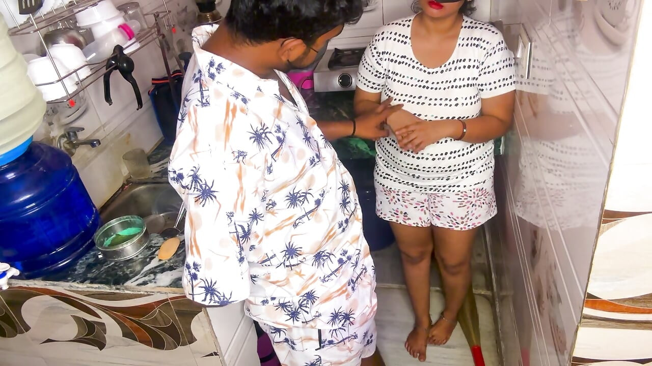 Angry Desi Maid Gets Fucked Hard by Boss in Kitchen Intense Kitchen Sex