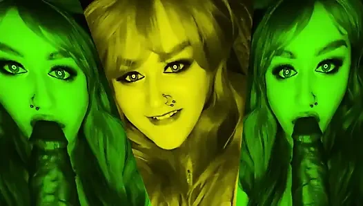 Profesyonel bir tanrıça lana gibi yarakları memnun etmeyi öğrenin