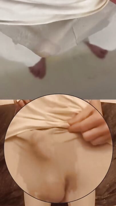 I Couldn't Hold It - Wetting Myself in Gym Outfit - Front View and POV