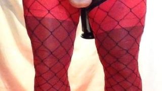 SHOW FUCK ASSHOLE AND COCK CHASTITY SISSY RED BITCH