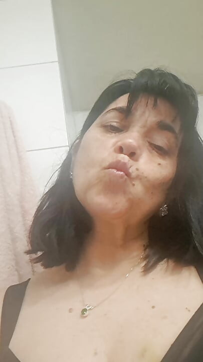 The breast hairs are long and stick out of the panties