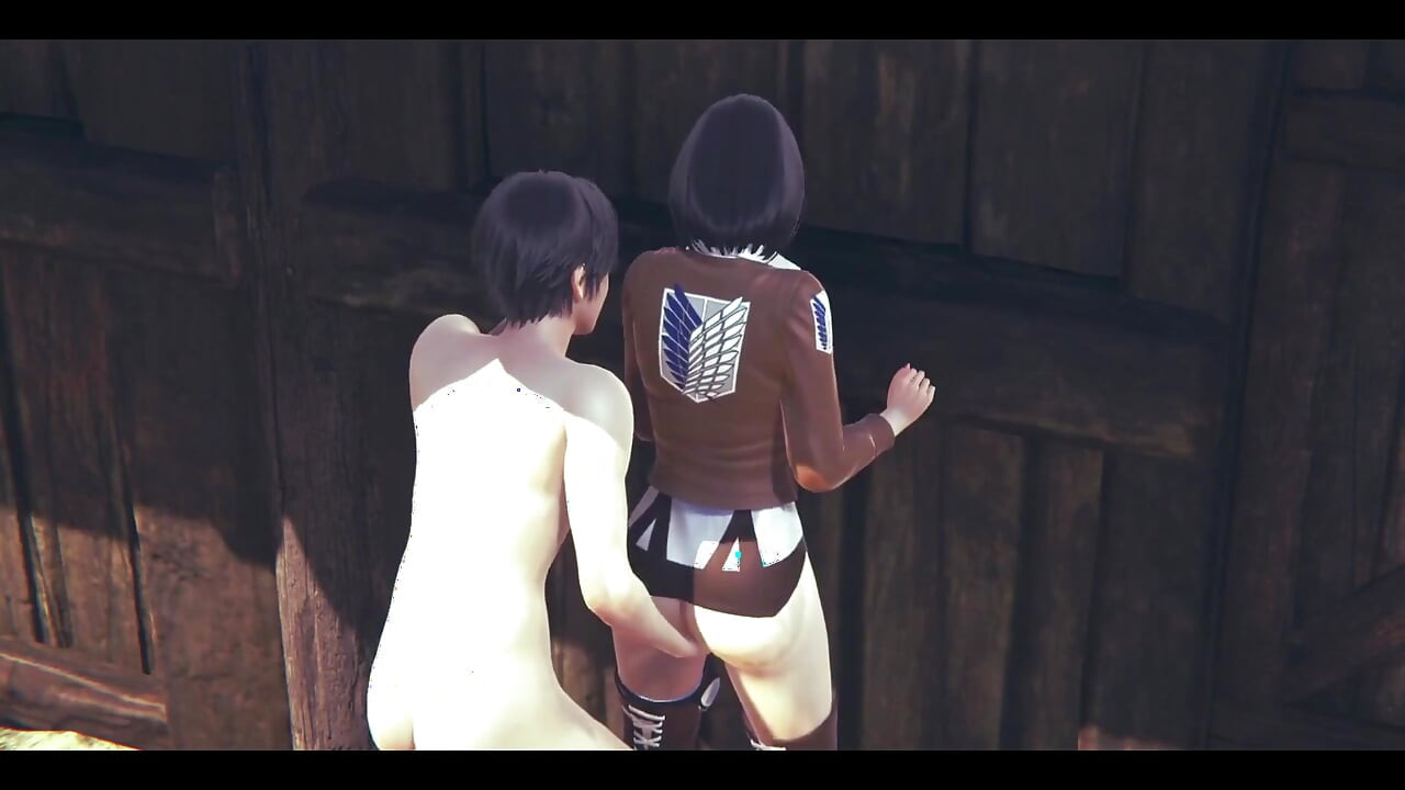 タイタンズ変態について - ミカサが指でオーガズムを迎え、その後中出しで犯される - 漫画、アニメ、日本、アジア、ゲーム、ポルノ