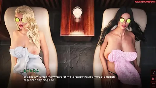 The Synthetic Part 11 By Carbon - Stepmom Has The Best Huge Boobs & Juicy Nipples , Two Sexy MILFS
