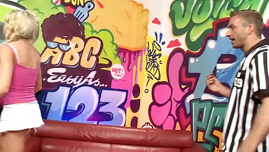 Referee Calls Time Out to Fuck Cindy Behr as She Eats Out Charlie Monaco