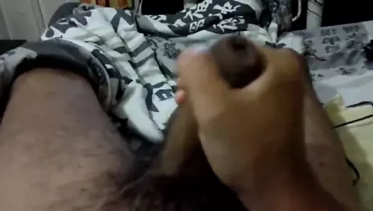gozando sozinho a tarde