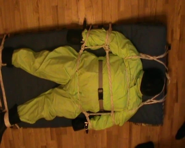 Slave is in the waterproof suit