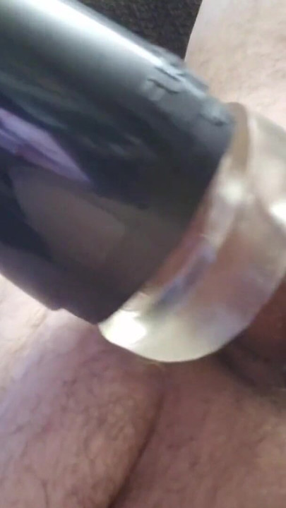 Sexy Chubby Bi Male Fucks Fleshlight in Couch | Clip 1