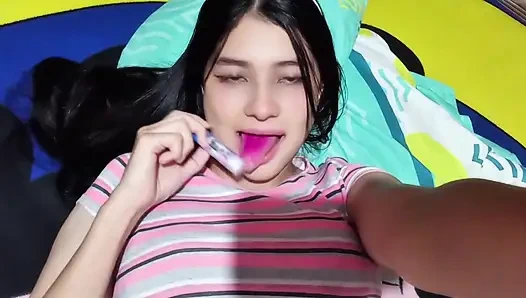 Stepmom Shares Bed with Stepson: Naughty Nighttime Fun! (real Homemade)