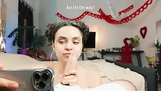 Stepbro, Help Me With Photoshoot... In My Mouth!