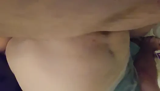 Jerking My Cock in Her Pussy